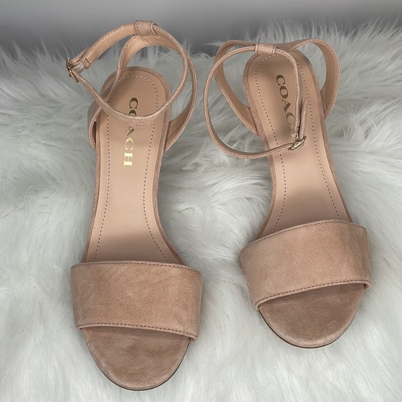 Coach | Suede Regina Sandal - Beachwood - Picture 9 of 12